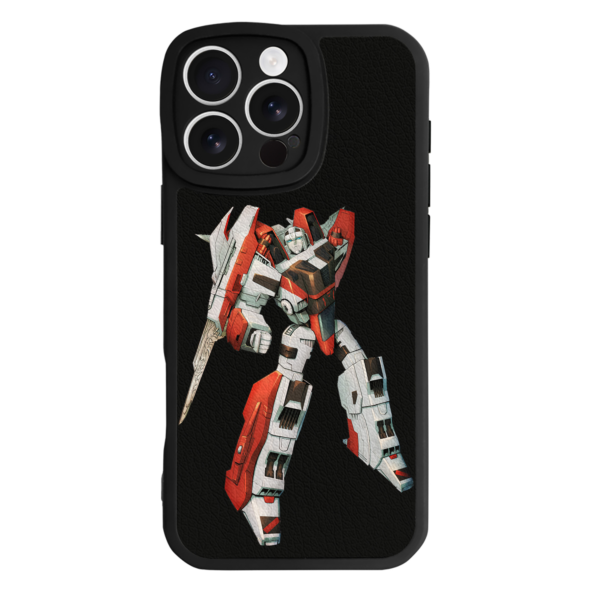 （画像用） Transformers トランスフォーマー 【iPhone 16シリーズ対応】シリコンスマホケース（レザー調） 材質：シリコン